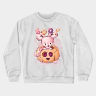 Mouse in pumpkin Crewneck Sweatshirt